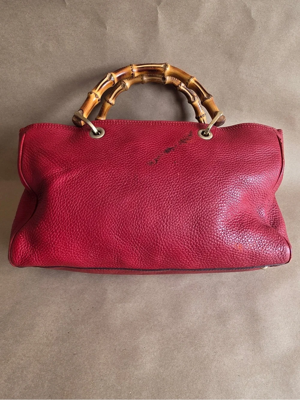 Gucci Bamboo Shopper Leather Tote